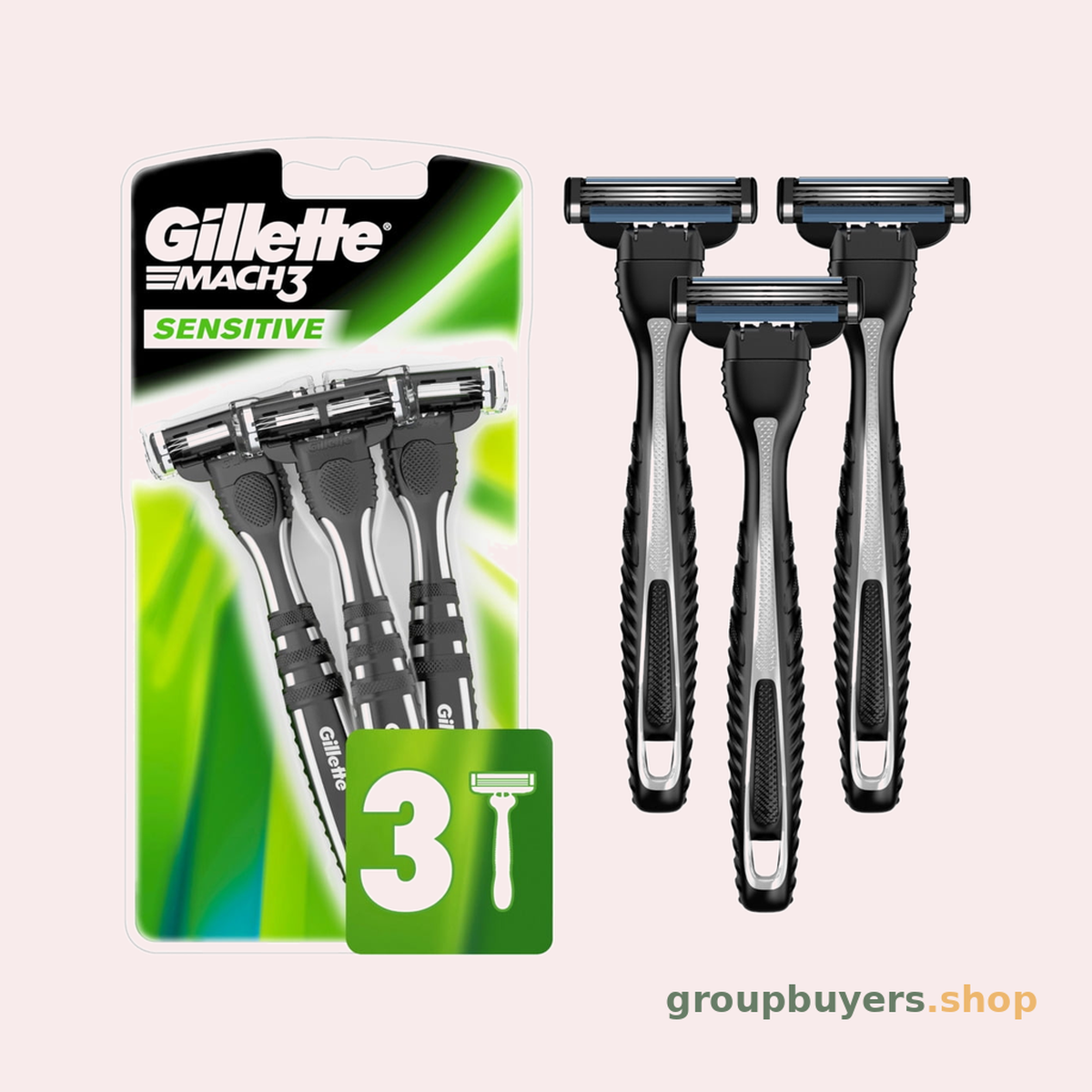GILLETTE MACH3 SENSITIVE RAZOR 1 CT
