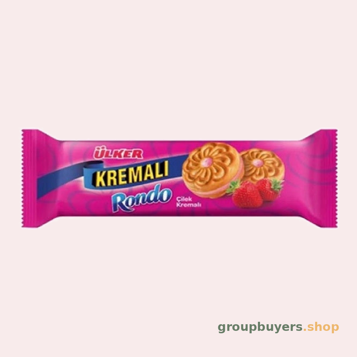 RONDO STRAWBERRY CREAM BISC