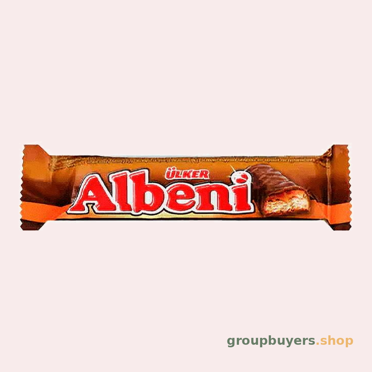 ÜLKER ALBENI MILK CHOCO BAR WITH CARAMEL AND BISC