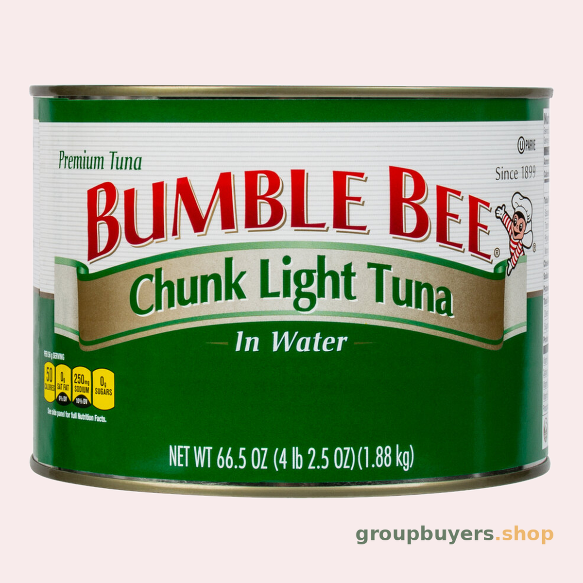 Bumblebee Chunk Light Tuna in Water 6x4lb