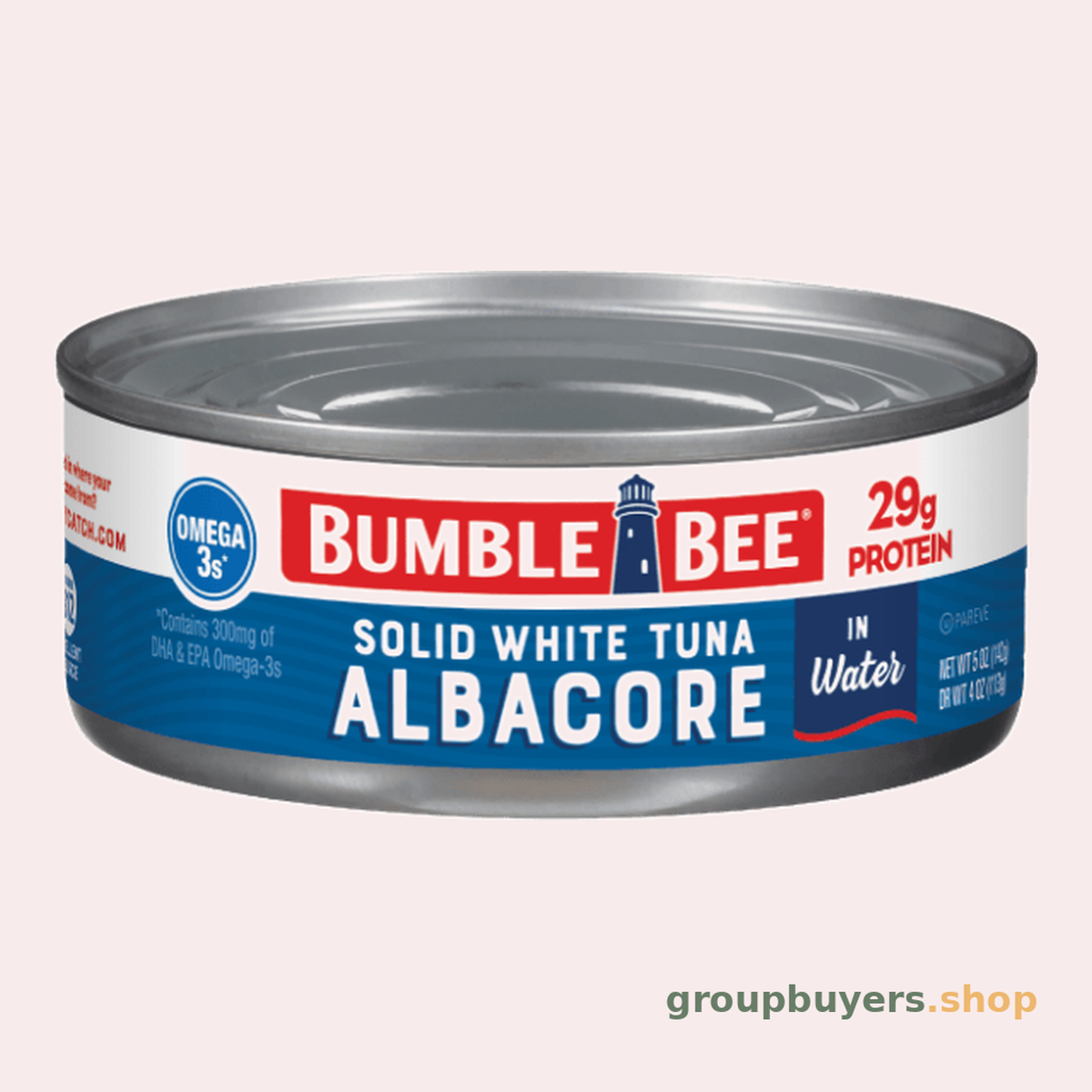 BumbleBee Flaked Albacore Tuna Water 48x5oz *NEW