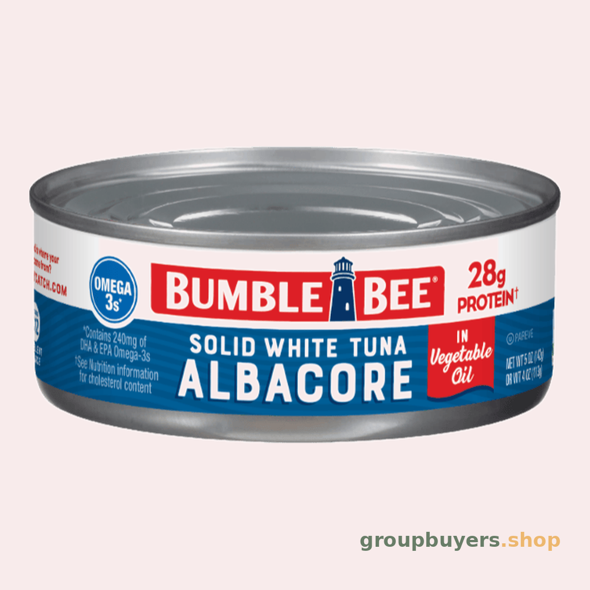 BumbleBee Flaked Albacore Tuna Oil 48x5oz *NEW