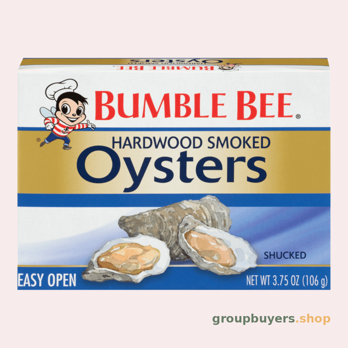 BumbleBee Smoked Oyster 18x3.75oz