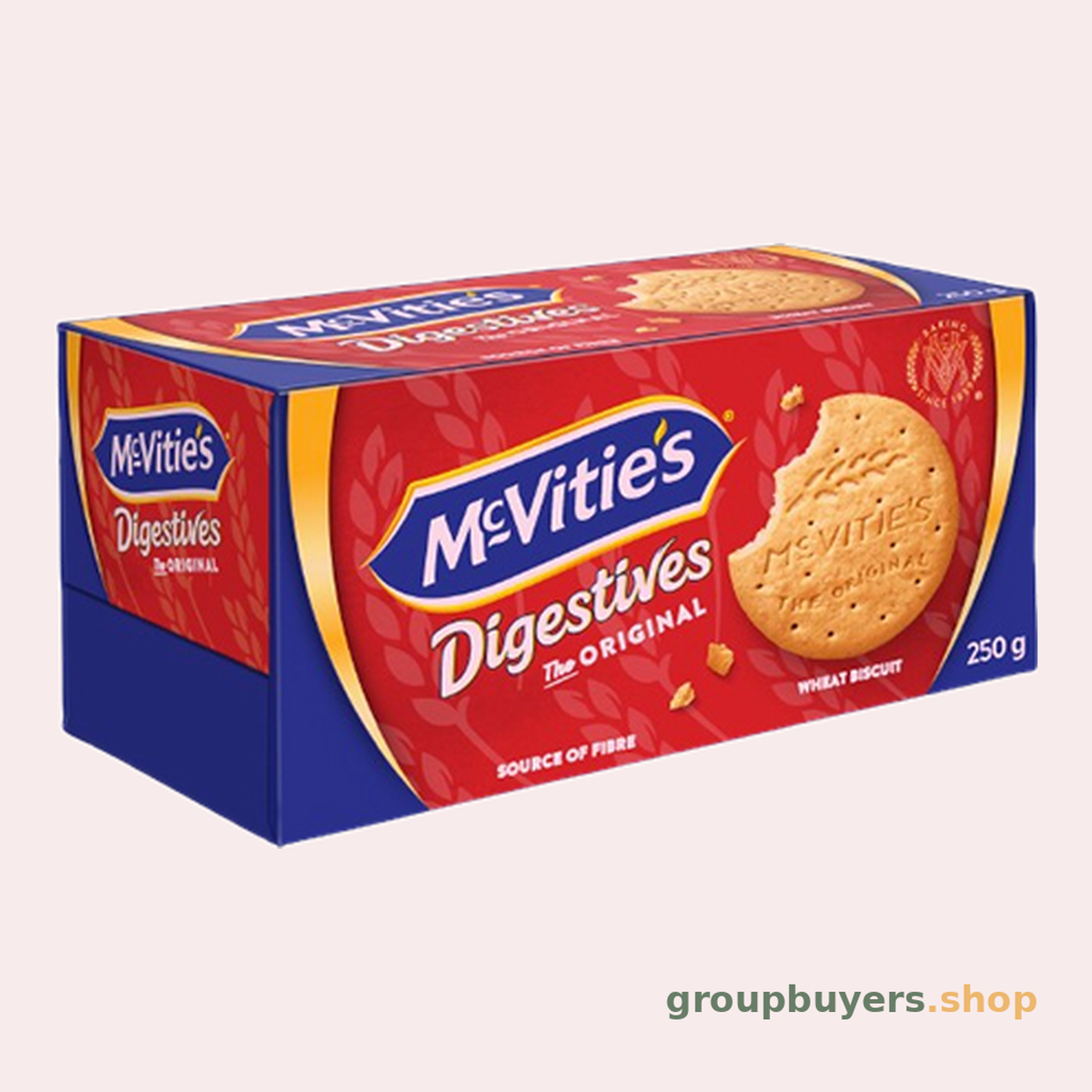 MCVITIE'S PLAIN DIGESTIVE BISC.24X250GM