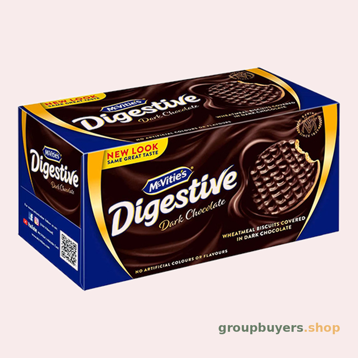 MCVITIE'S DIGESTIVE DARK CHOC. 24X200GM