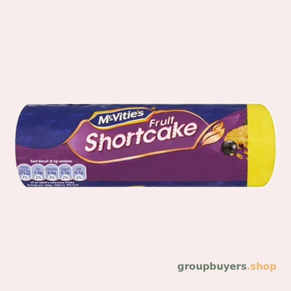 MCVITIE'S FRUIT SHORTCAKE BISC. 24X200GM