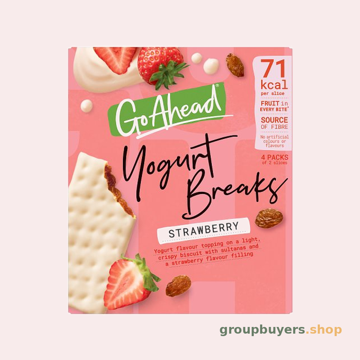 MCVITIE'S GO AHEAD YOGURT BREAKS STRAWBERRY 9X4PK