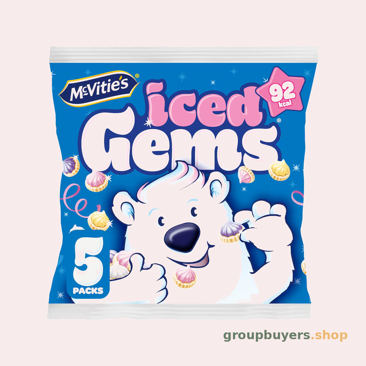 MCVITIE'S ICED GEMS 7X5PKSX23G