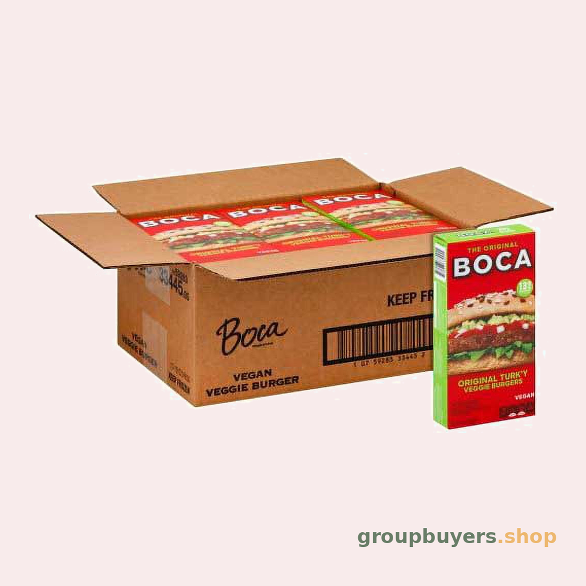KRAFT BOCA ORIGINAL VEGAN BURGER