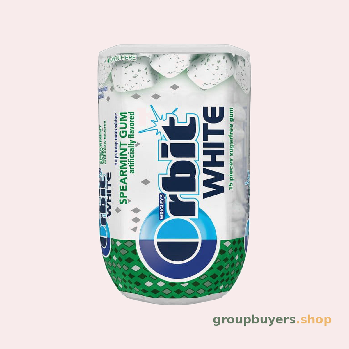 ORBIT WHITE SOFT CHEW S/MINT 15P