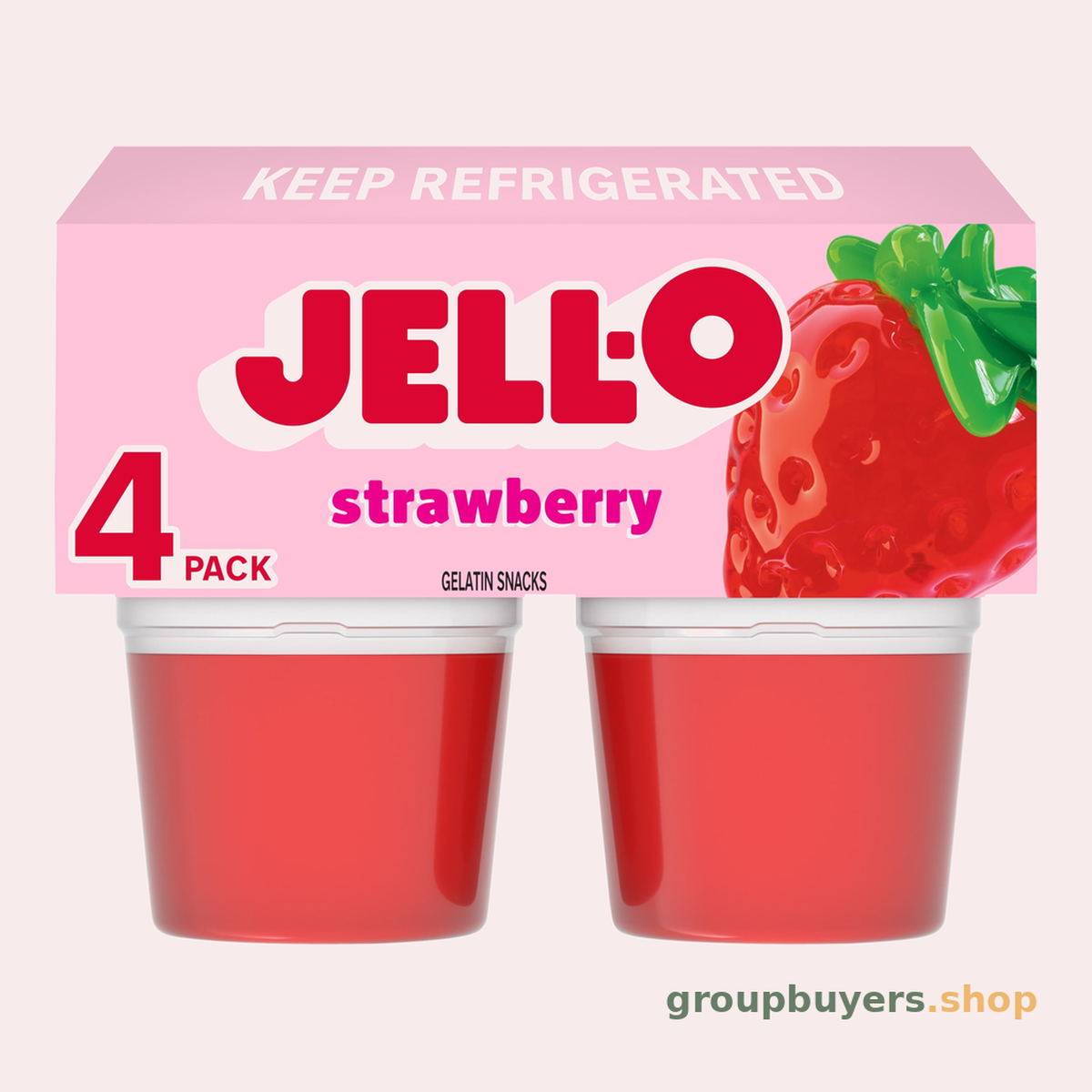 KRAFT JELL-O ORIGINAL STRAWBERRY GEL