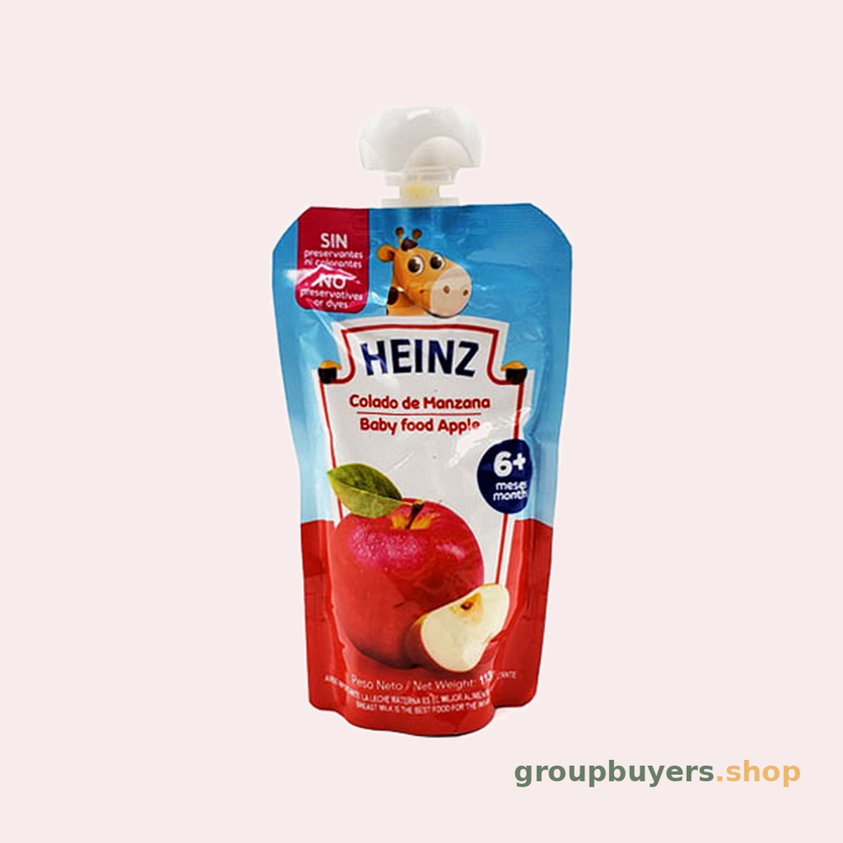 HEINZ POUCH APPLE 24X105G