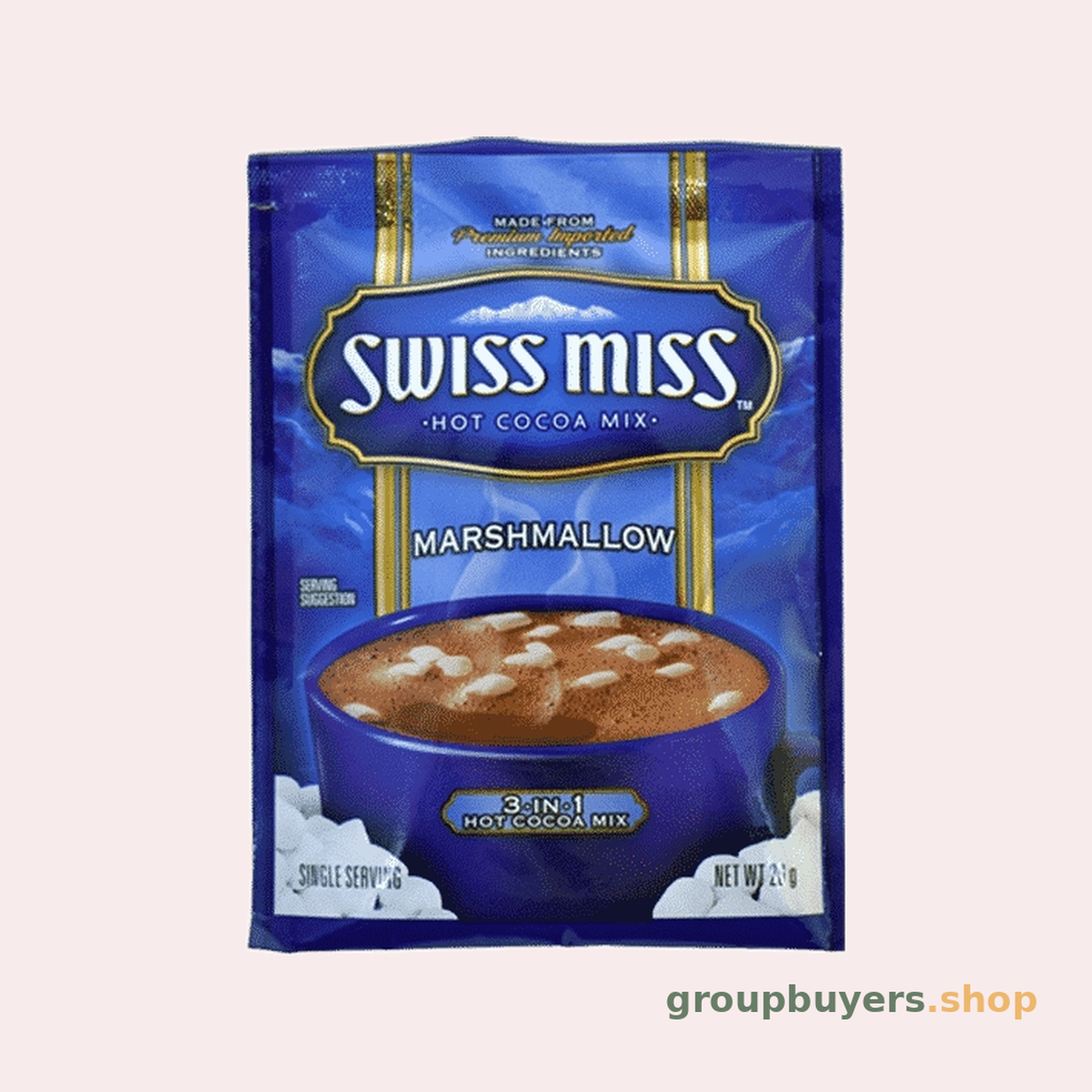 SWISS MISS MILK CHOCOLATE WITH MARSHMALLOWS