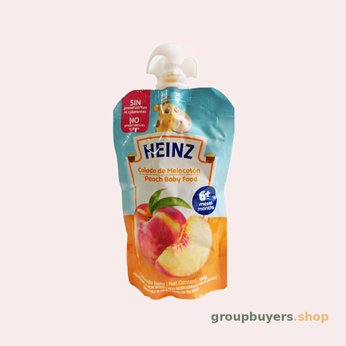 HEINZ POUCH PEACH 24X105G