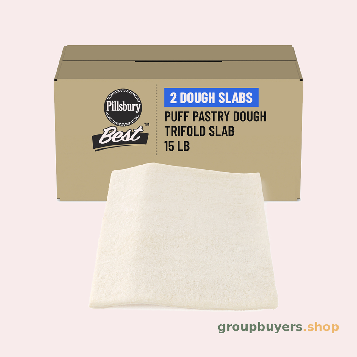 PILLSBURY PASTRY PUFF DOUGH 2X15LBS
