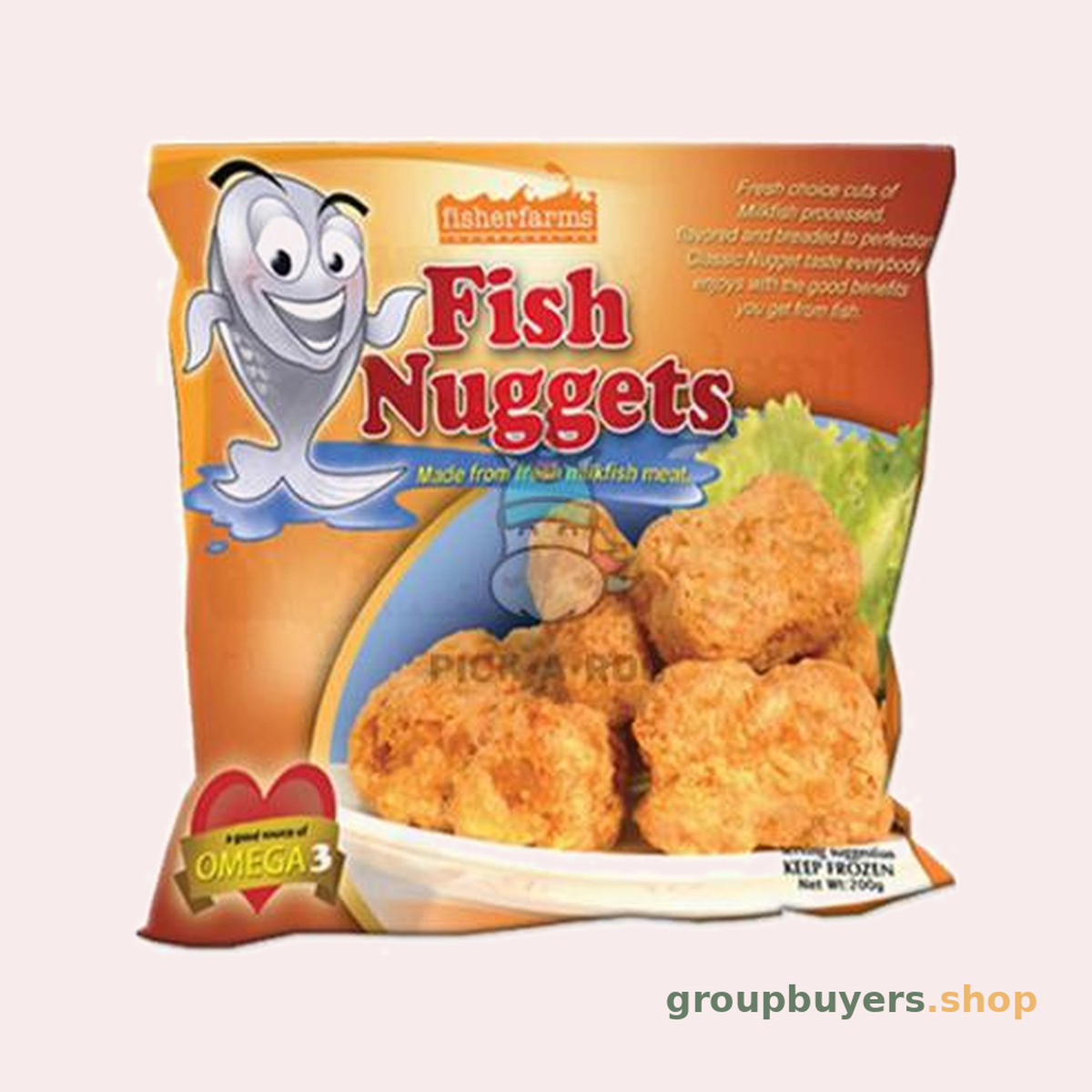 Fisher Farms Fish Nugget 16x200gm