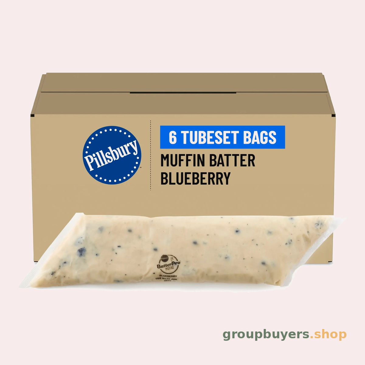 PILLSBURY MUFFIN BATTER BLUEBERRY 6X3LB