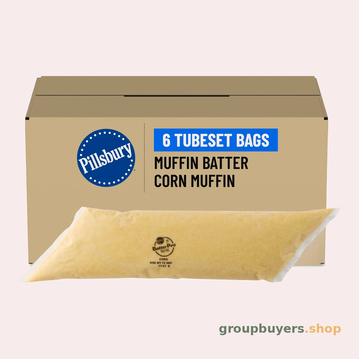 PILLSBURY MUFFIN BATTER CORN 6X3LB