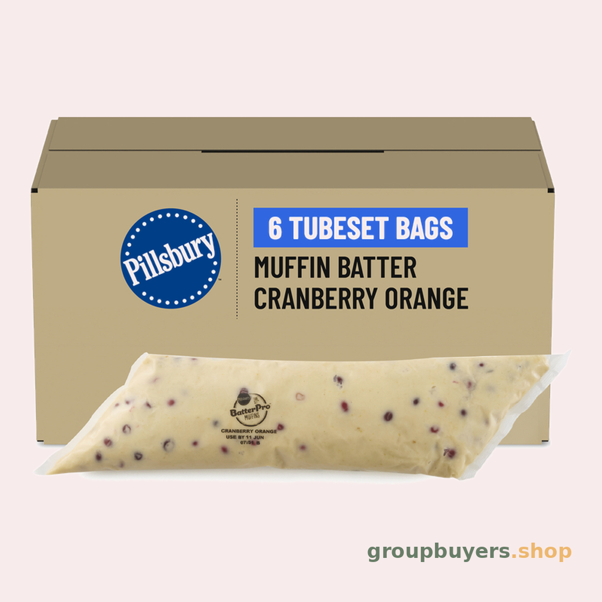 PILLSBURY MUFFIN BATTER CRA/ORA 6X3LB