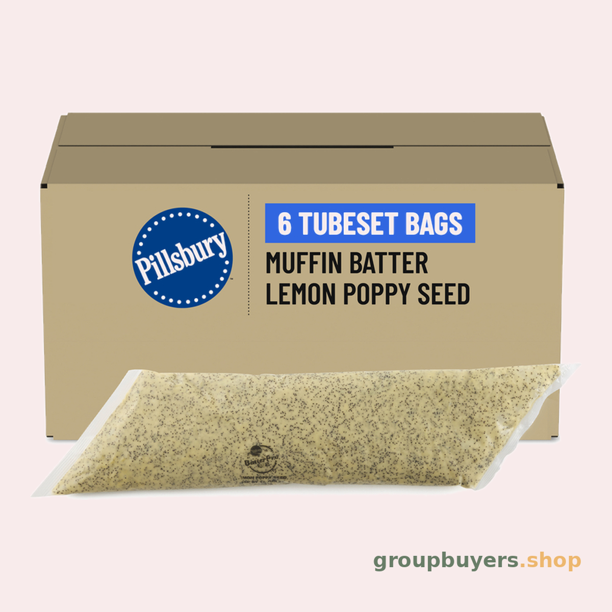 PILLSBURY MUFFIN BATTER LEM/POPPY 6X3LB.