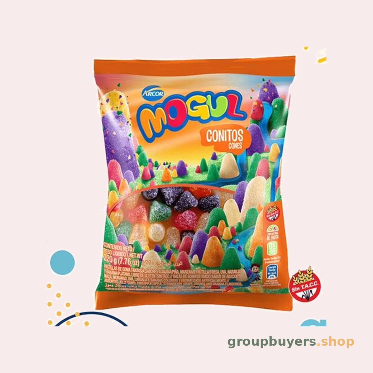 Arcor Fruit Gel Cones