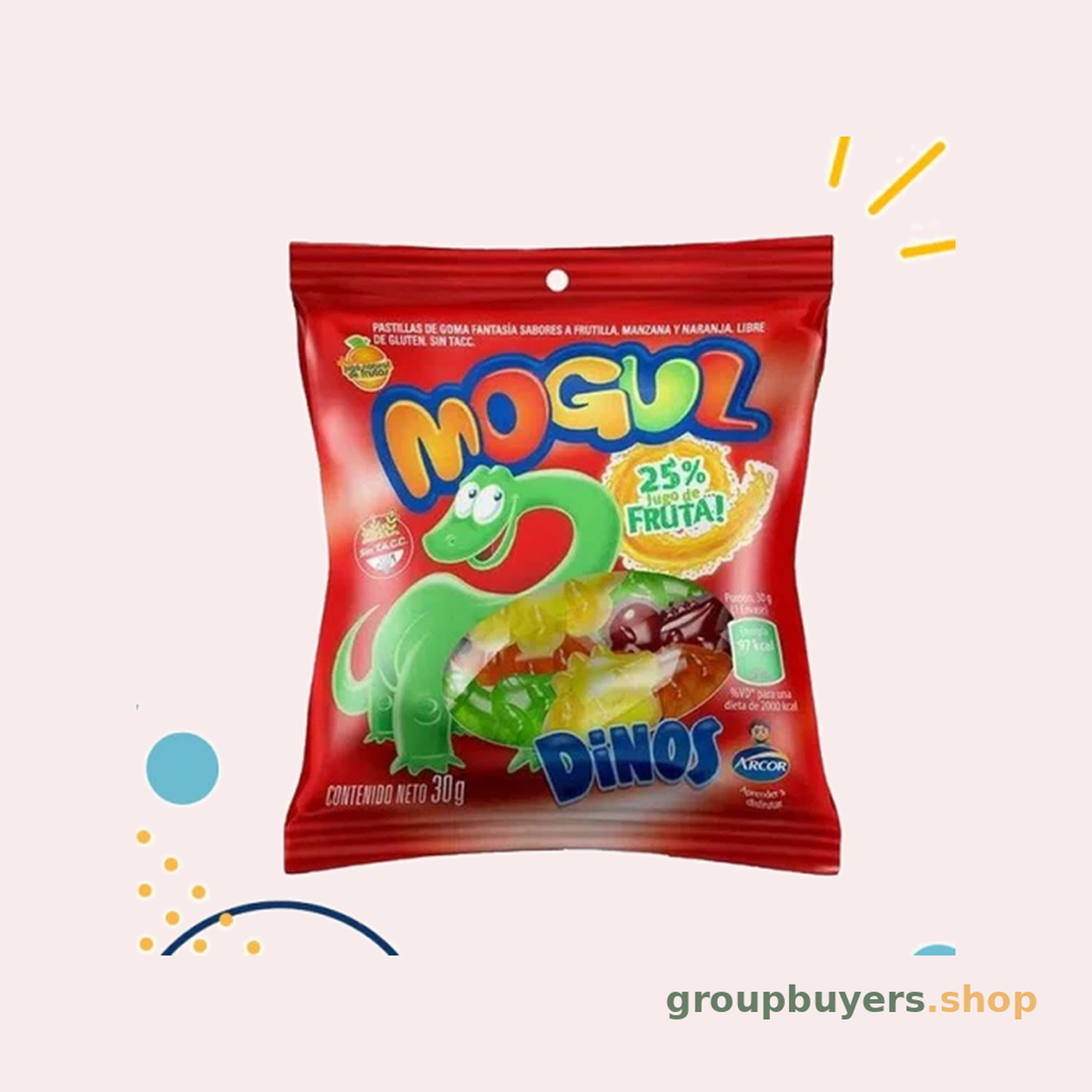Arcor Fruit Gel Dinos