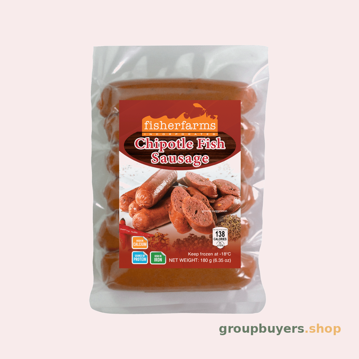 Fisher Farms Chipotle Fish Saug 22x180gm