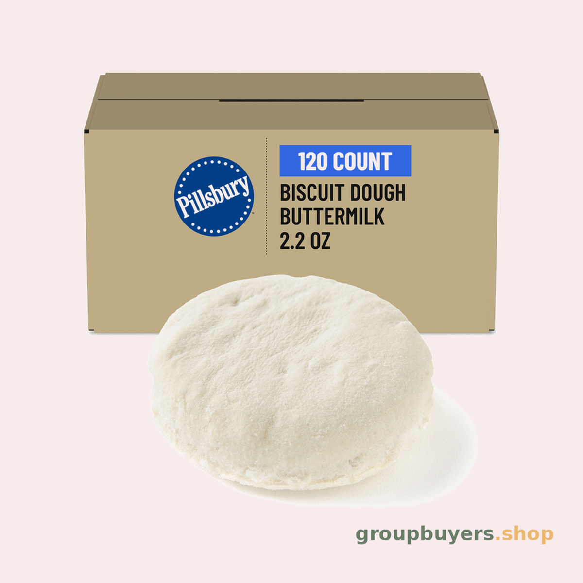 PILLSBURY BUTTERMILK BISCUIT DOUGH 2.2OZX 120