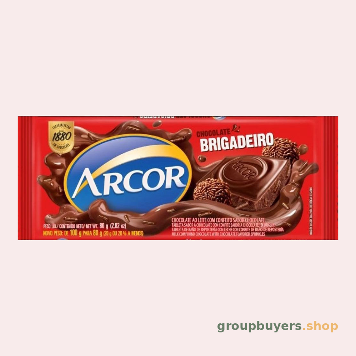 Arcor Tab Chocolate Brig