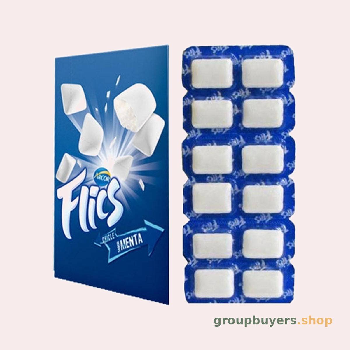 Arcor Flics Gum Mint