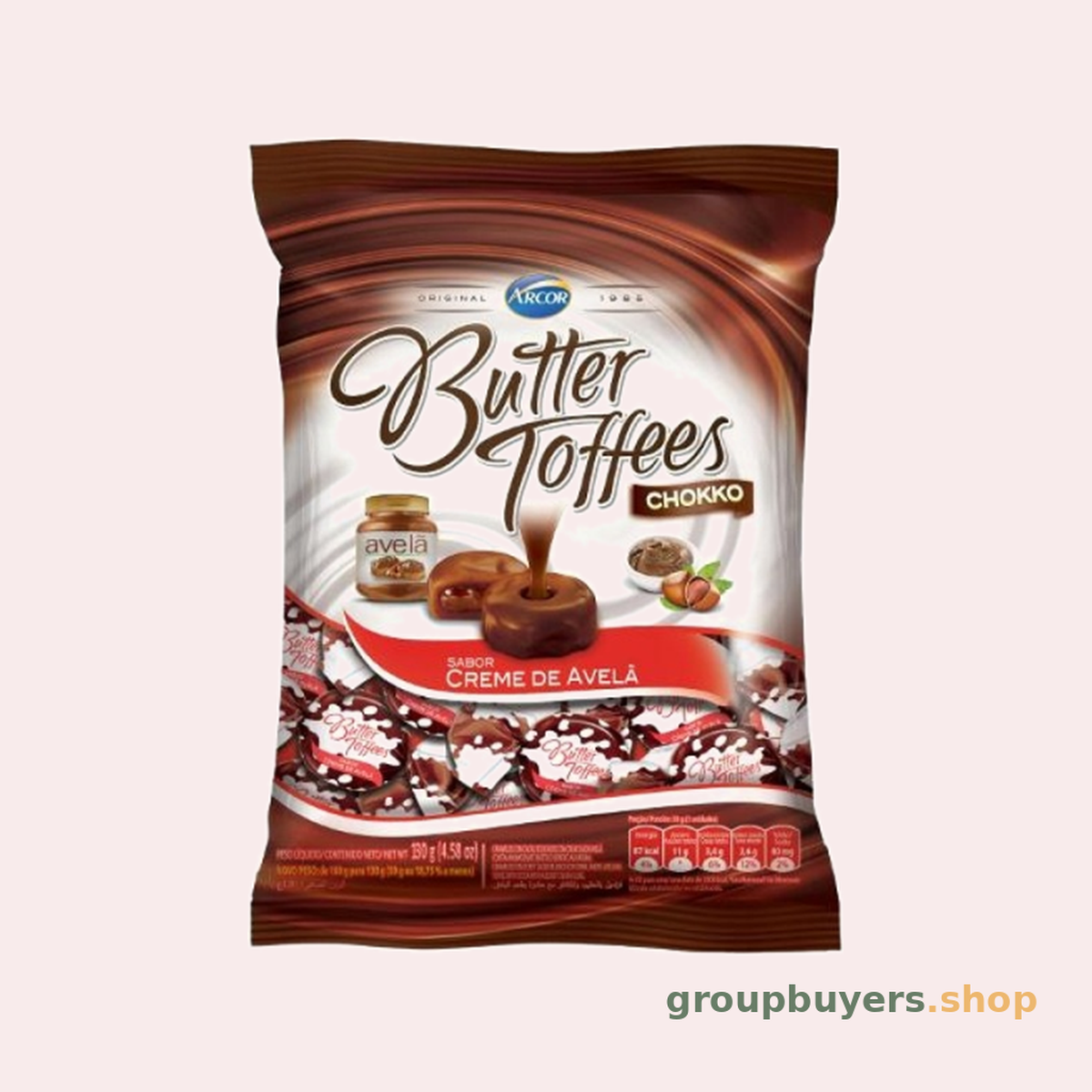 Arcor Butter Toffee Hazelnut