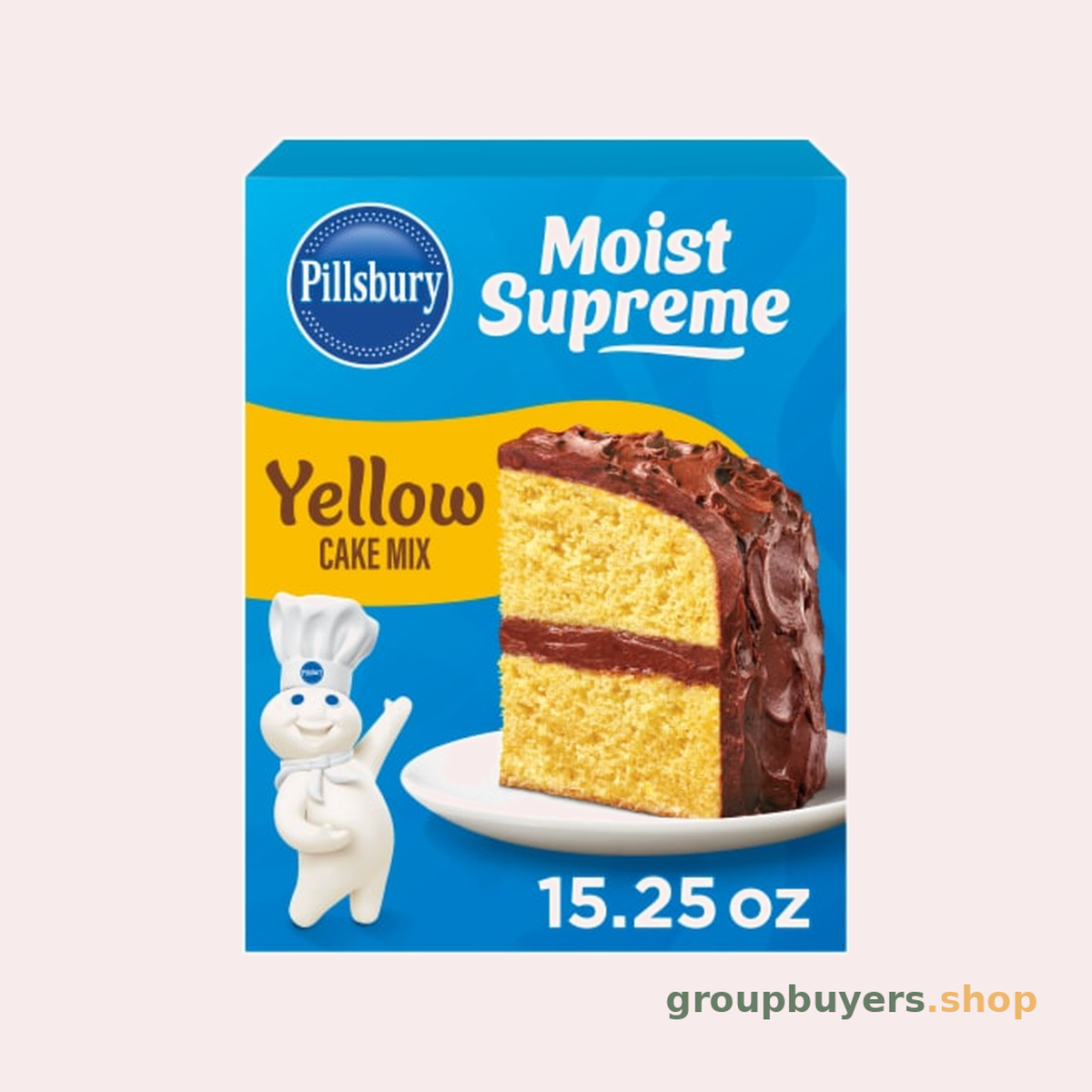 PILLSBURY CAKEMIX YELLOW 12X13.25OZ