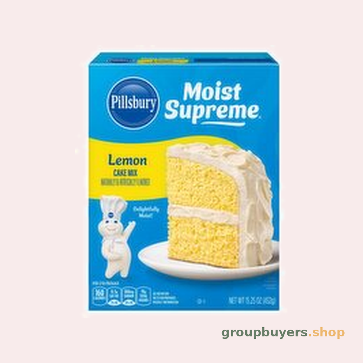 PILLSBURY CAKEMIX LEMON 12X13.25OZ