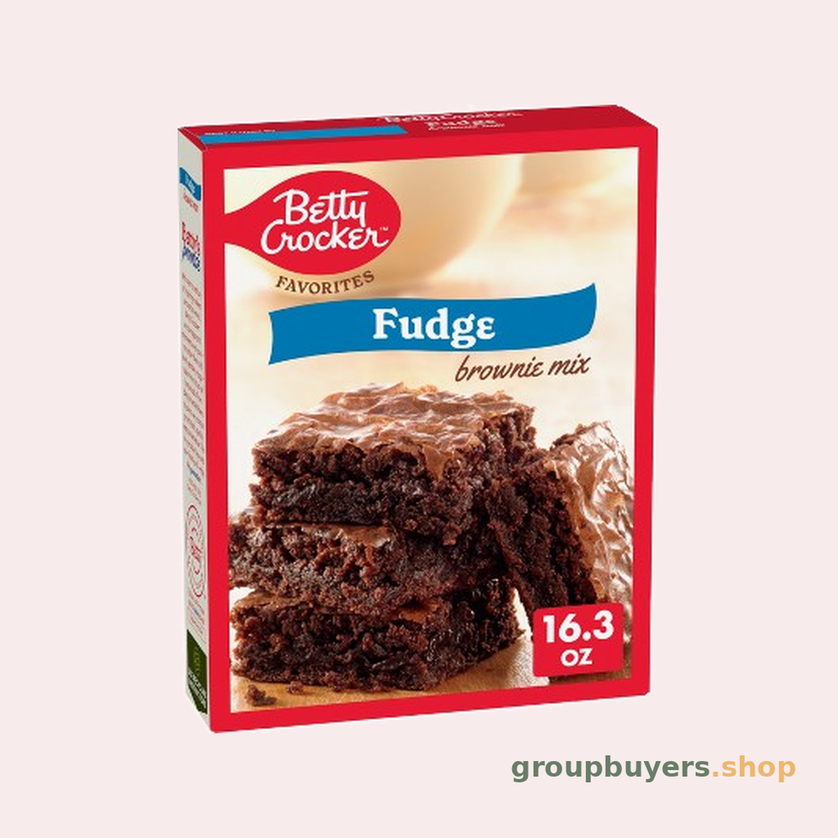 BETTY CROCKER BROWNIE FUDGE 12X16.3OZ* NEW