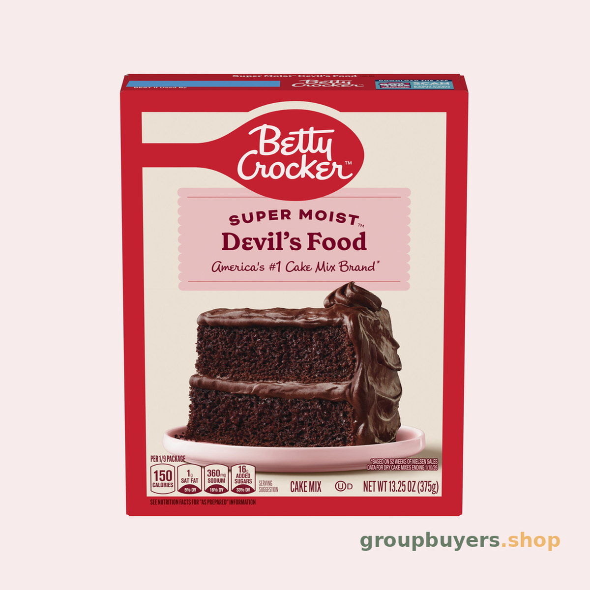 BETTY CROCKER CAKEMIX DEVILFOOD 12x13.25OZ