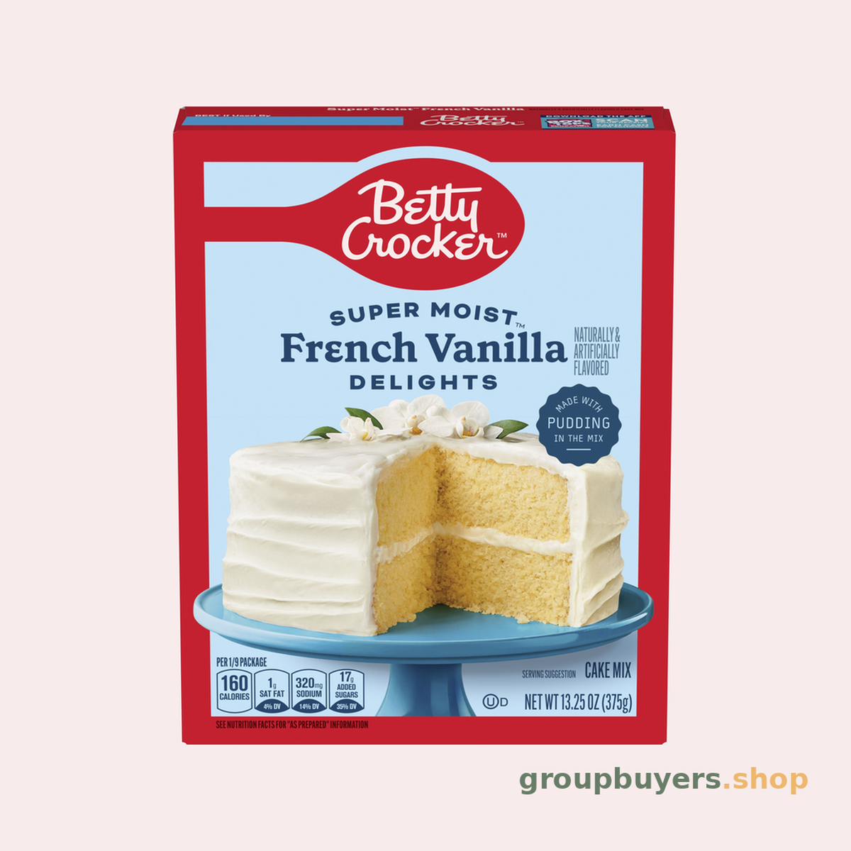 BETTY CROCKER CAKEMIX FRENCHVAN 12x13.25OZ