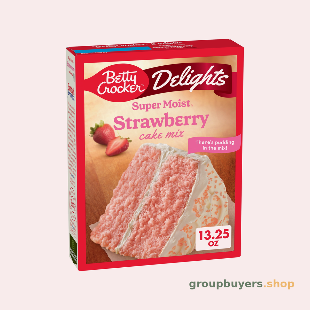 BETTY CROCKER CAKEMIX STRAWBERR 12x13.25OZ