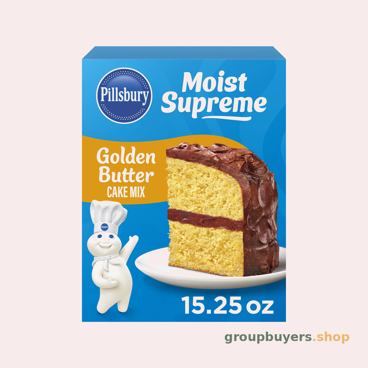 PILLSBURY CAKEMIX BTR YELLOW 12X13.25OZ