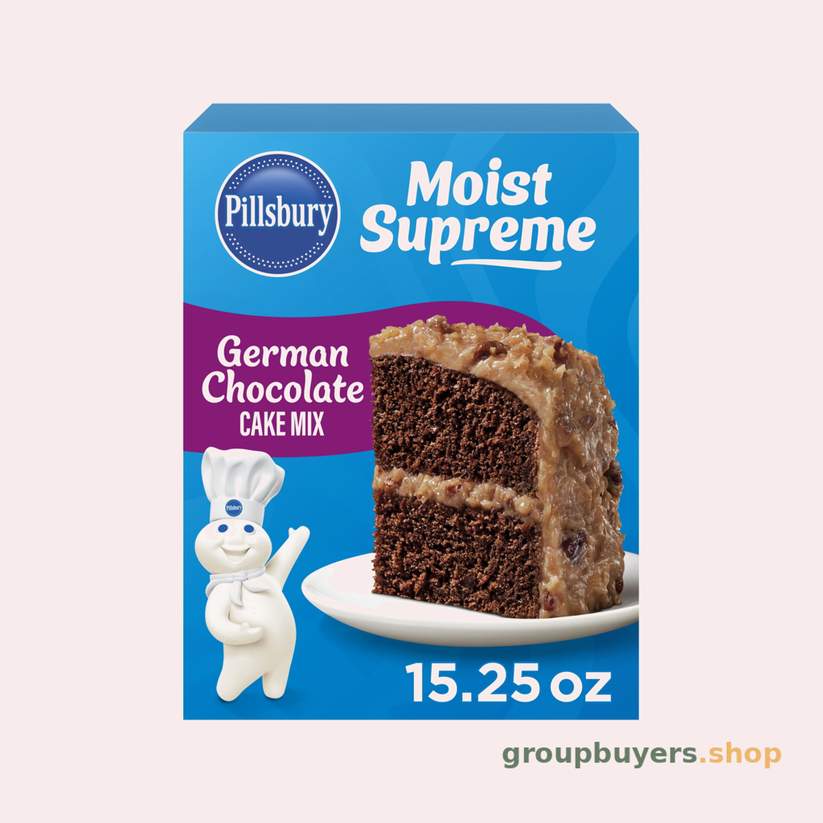 PILLSBURY CAKEMIX GERM CHOC 12X13.25OZ