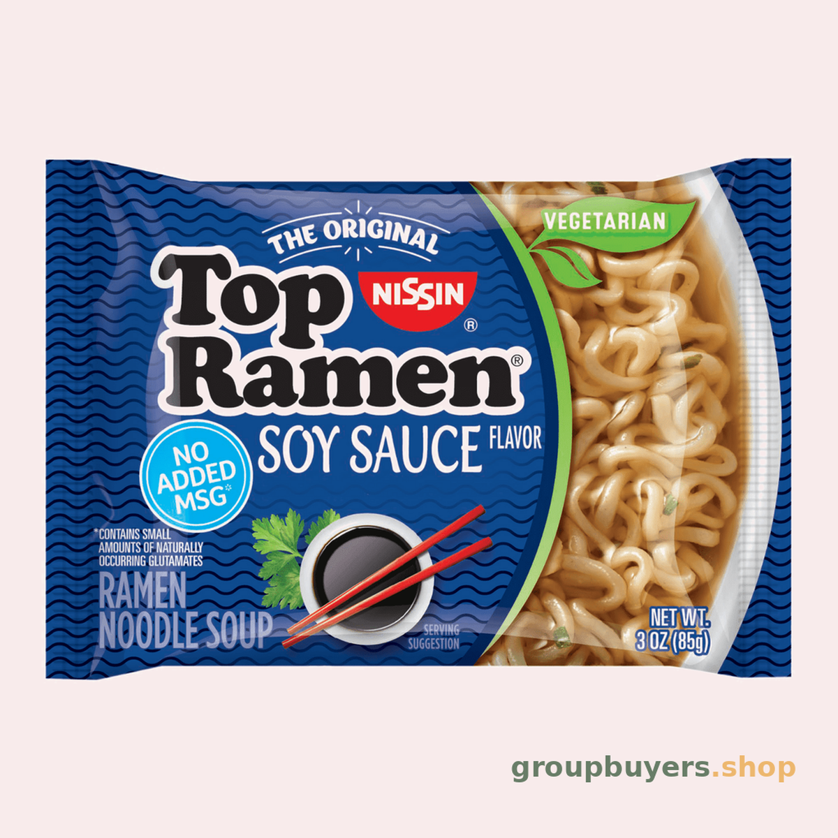 NISSIN NOODLE PK SOY SAUCE 24X3OZ
