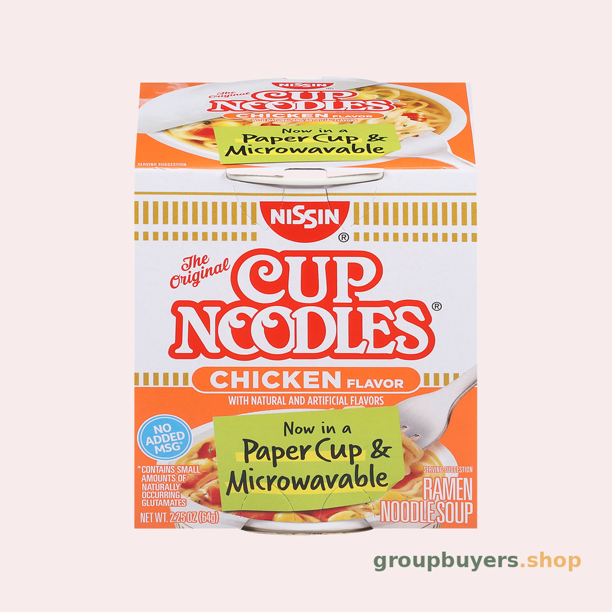 NISSIN NOODLE CUP CHICKEN 12X2.25OZ