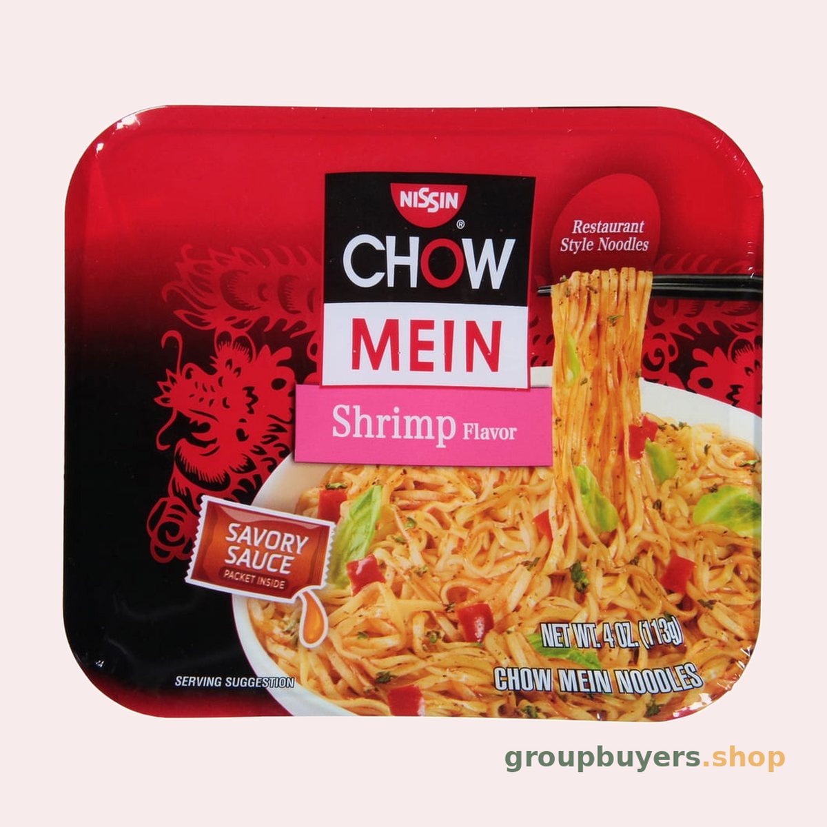 NISSIN CHOWMEIN GARLIC/SHRIMP