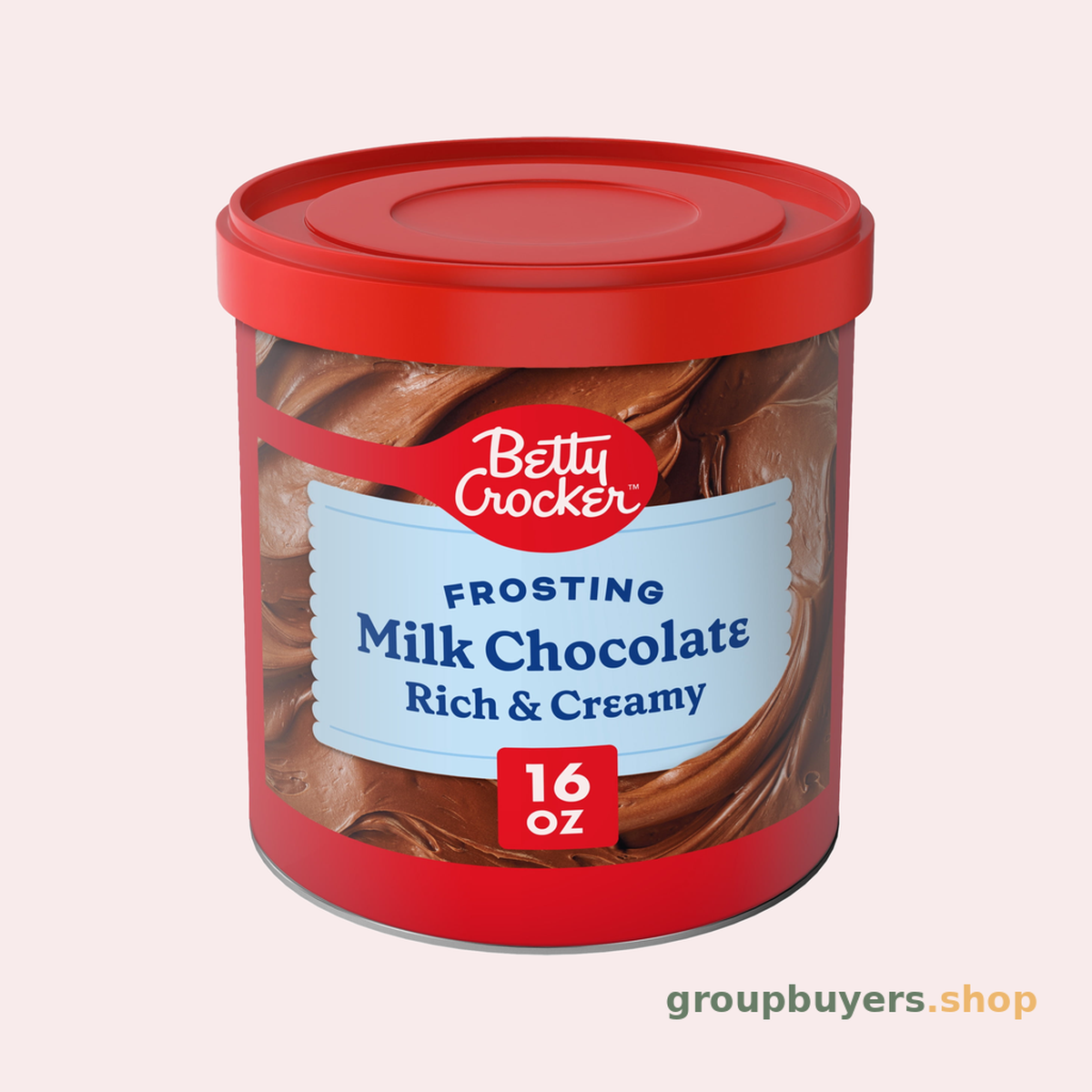 BETTY CROCKER FROSTING MILK CHOCOLATE 8X16OZ