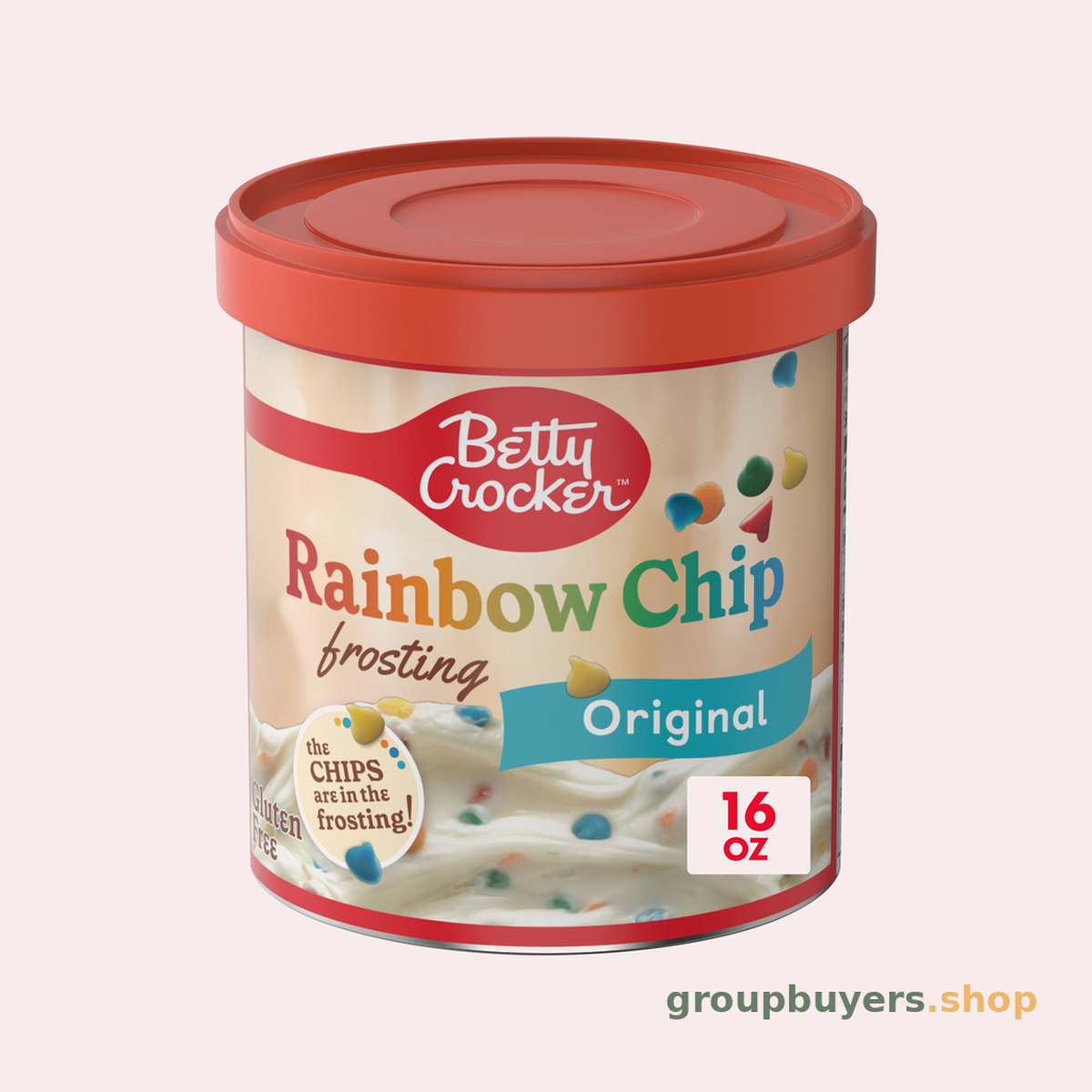 BETTY CROCKER FROSTING RAINBOW CHIP 8X16OZ