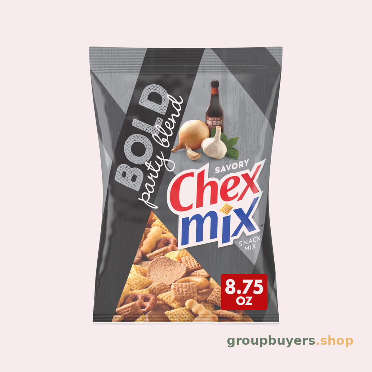 CHEX MIX SNACK BAGEL CHIPS 12X8.75OZ