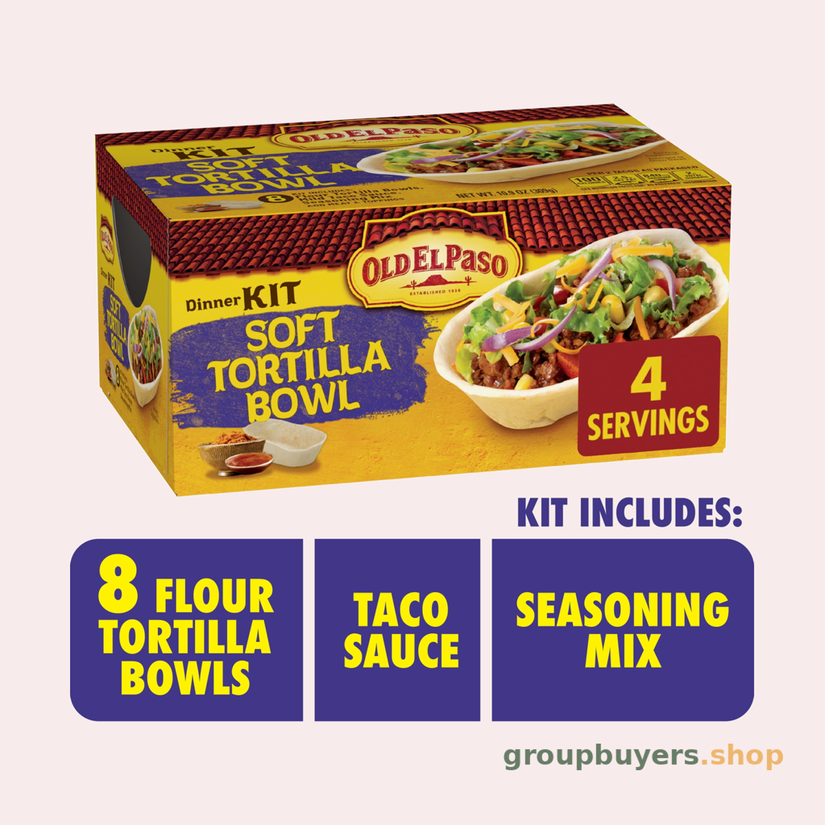 OLD EL PASO STANDNSTUFF DINNER KIT 8X10.9OZ