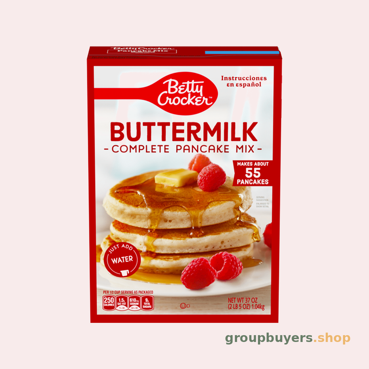 BETTY CROCKER PANCAKE MIX BUTTERMILK 15X37OZ