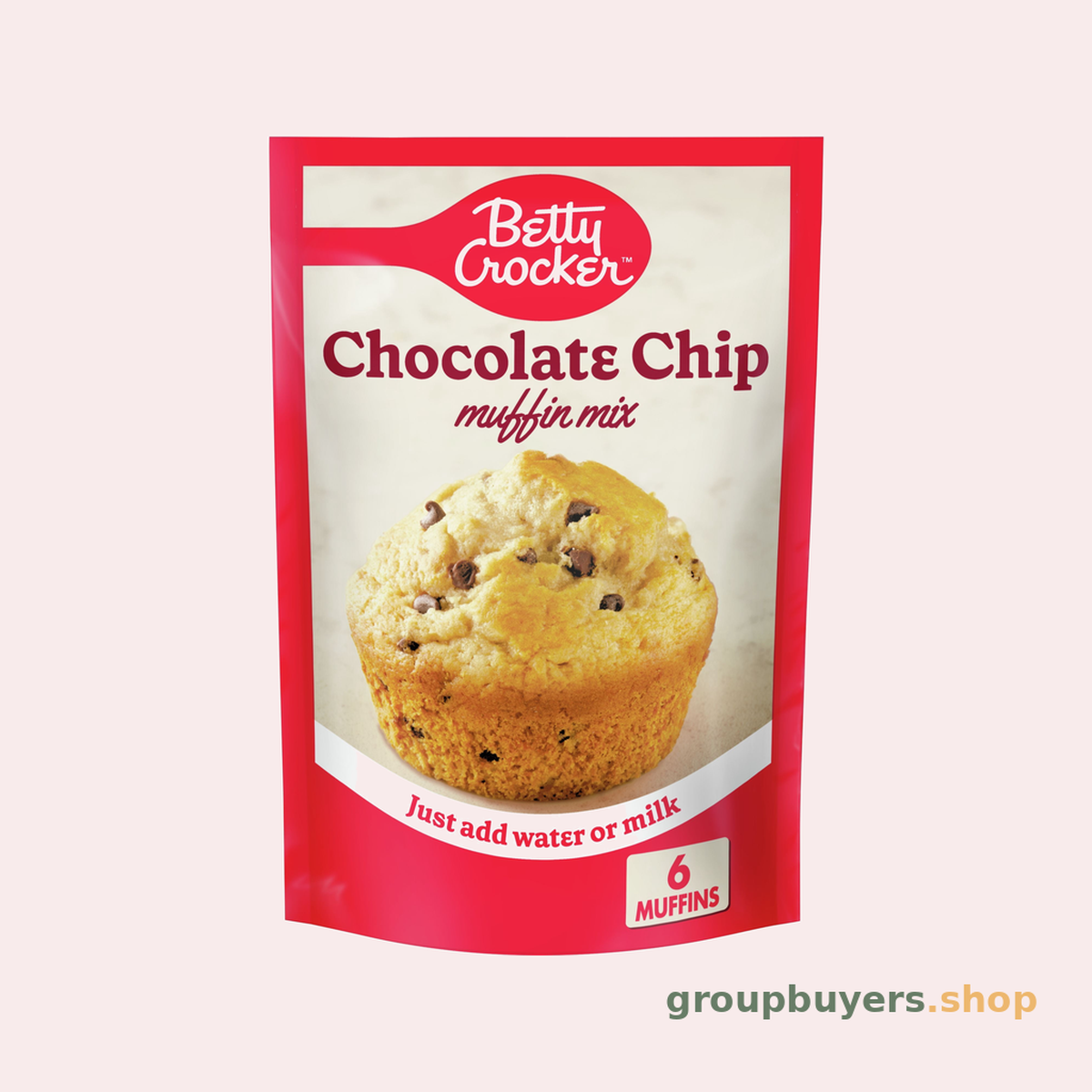 BETTY CROCKER POUCH MUFFIN MIX CHOCOLATE CHIP 9X6.5OZ