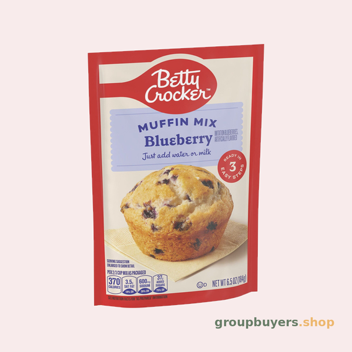 BETTY CROCKER POUCH MUFFIN MIX BLUBERRY 9X6.5OZ