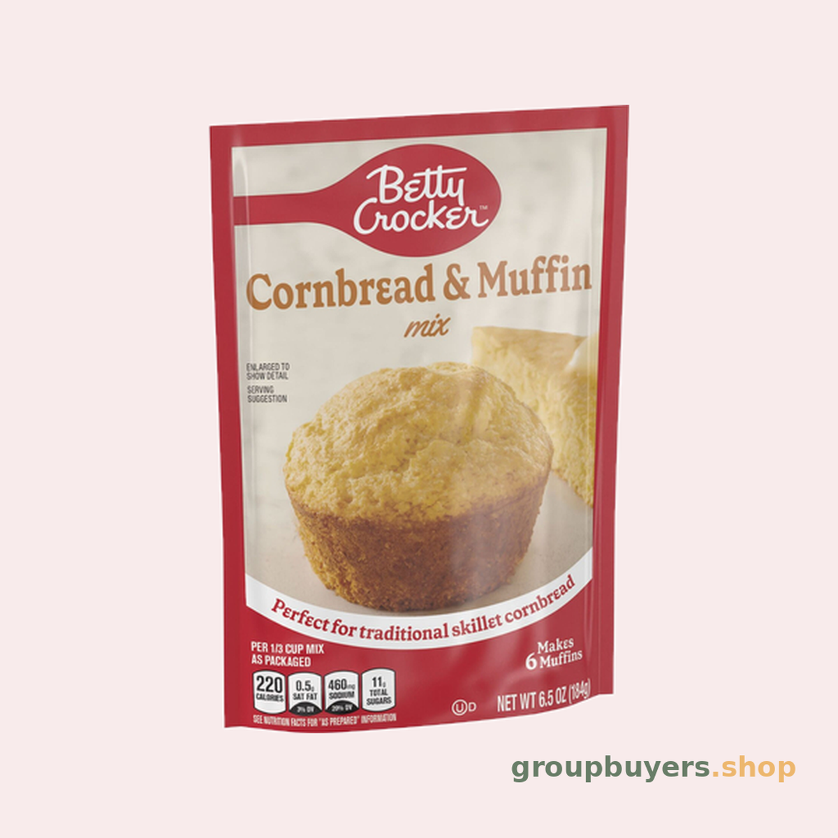 BETTY CROCKER POUCH MUFFIN MIX AUTH CORN 9X6.5OZ